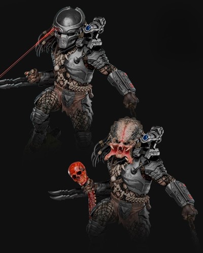 Digital predator alien - digital,