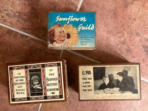 Group vintage wooden - of,