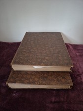 CONCISE HOUSEHOLD ENCYCLOPAEDIA VOLUMES 1 & 2 c.1940/50s LOTS OF COLOURED PLATES