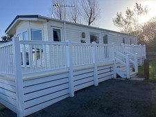 Static Caravan Decking UPVC