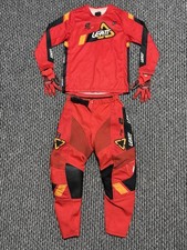 LEATT Kids Child’s Youth Motocross MX Kit Pants Jersey Gloves - 22” - Age 6-7