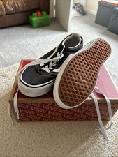 Vans Black Low Platform Womens