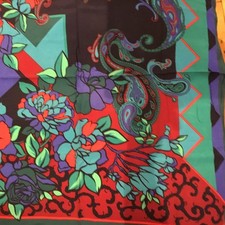 Beautiful Vintage Silk Scarf