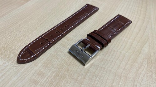 20mm breitling brown - breitling, leather