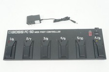 BOSS FC-50 MIDI Foot Controller Battery Powered Pedal Roland w/ 100-240V PSU