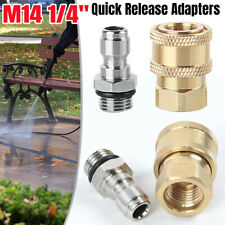 1/4'' Quick-Release Connect Fitting Pressure Washer Coupling Connector Adapter