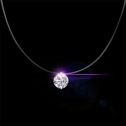Dazzling zircon necklace - zircon,