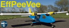 RC Plane 72" Traplet EffPeevee + Twin Plan Pack - Designed by David James - NEW