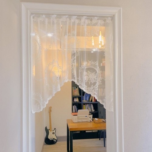 Lace kitchen curtains short - lace,