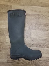 RIGHT ONLY Hunter Neoprene Galloway Green Winter Wellington Boots Wellies Size 7