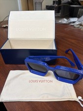 Louis Vuitton 1.1 Millionaires Sunglasses - Z1165W - Blue - 100% AUTHENTIC