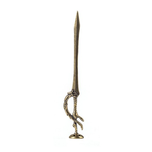 Brass pipe tamper tool sword - pipe,