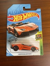 Hot Wheels Lamborghini Aventador J Orange HW Exotics 8/10