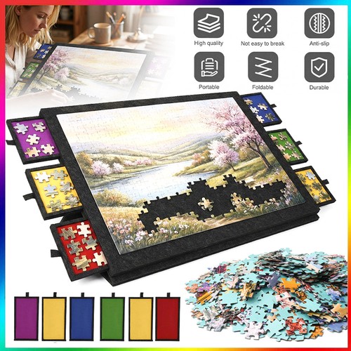 1000pcs puzzle board - board, w/6