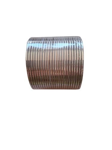Glossy metal bangles size - 12,