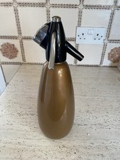 Vintage BOC  Metallic Gold Sods Syphon Bottle