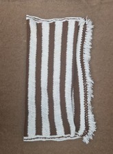 Striped Knitted Throw Reversible Soft Warm Bed Sofa Blanket Winter Kids Baby