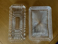 Vintage Clear Glass Dressing