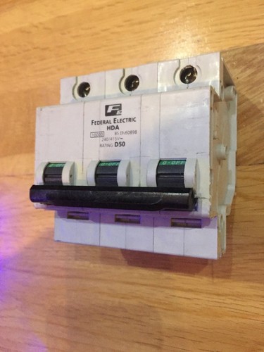 Federal electric 50a mcb type - 50a,