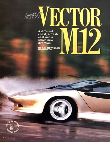 1997 vector m12 - 1997, coupe