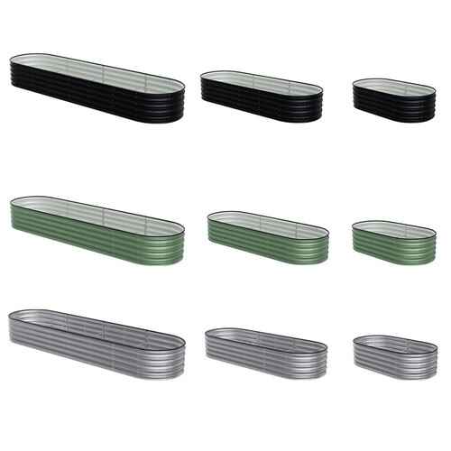 Galvanised raised bed for - raised,
