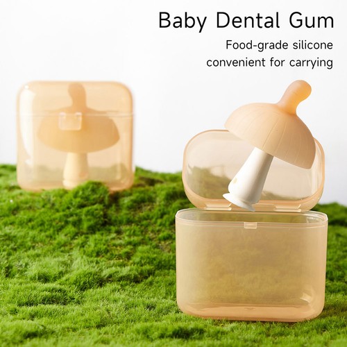 Mushroom baby teething toy - baby,