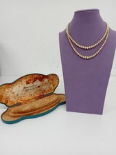 POMPADOUR Pearls Necklace Jewellery Set Made in England Vintage - B54