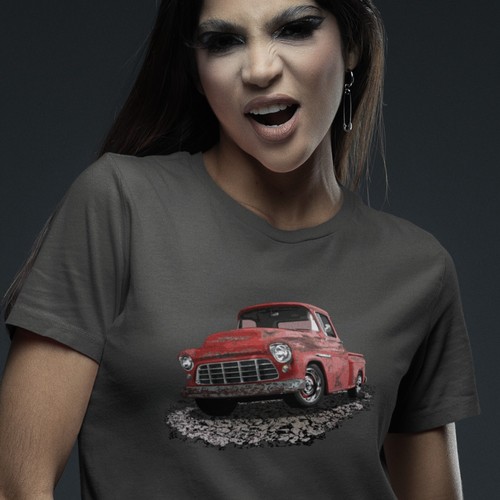 Classic truck shirt featuring