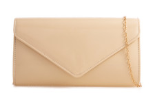 Women's Clutch Bag Patent Leather Party Envelope Evening Wedding Prom Handbag UK