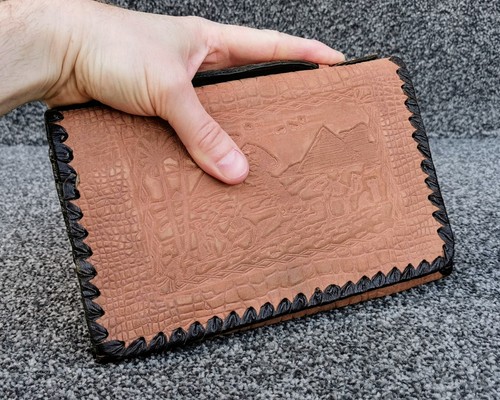 Egyptian tooled leather - egyptian,