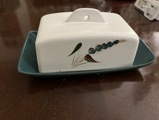 Vintage Denby Butter Dish And