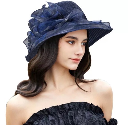 Organza kentucky fascinator - organza,