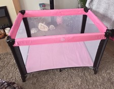 Red Kite Sleeptight Travel Cot - Portable Black Unisex Play Pen