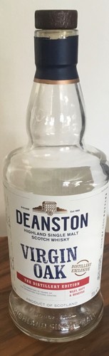 Empty whiskey bottle - whiskey,