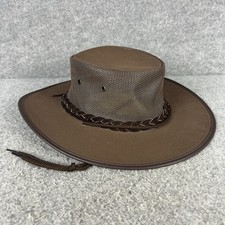 Barmah Canvas Drover Hat Small
