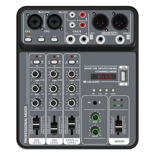 Channel audio mixer - audio, usb