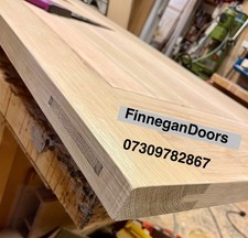 Solid oak door and - oak, frame
