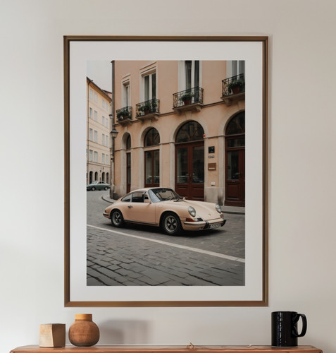 Vintage porsche 911 - 911, art