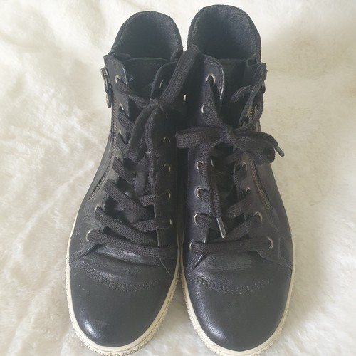 Gabor black leather ankle - leather,