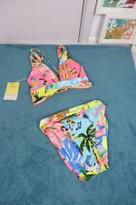 Maaji Habana reversible swimsuit High Low Rise Bikini Bottoms SizeS two pieces b