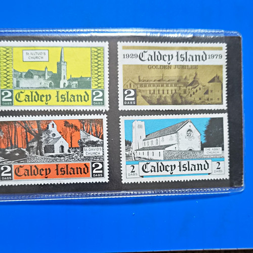 Caldey island local issue - island,