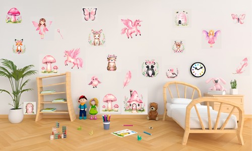 Pink fairy woodland - 22,