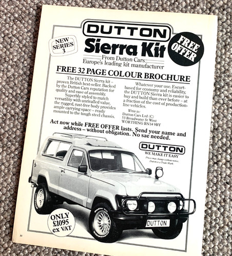 Dutton sierra kit - car,