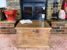 Old Antique Pine Chest