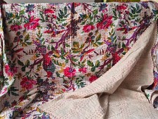 Indian King Size birds floral