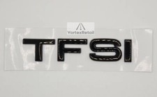 TFSI BLACK GLOSS TFSI BADGE EMBLEM LETTERING FOR A1 A2 A3 A4 A8 Q3 Q5 Q7 TT Audi