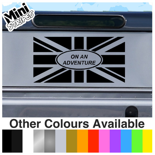 Adventure camper union jack - adventure,