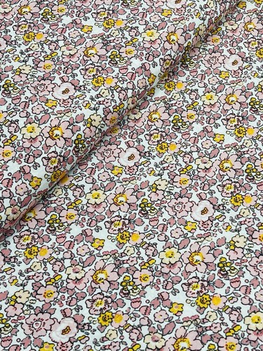 Printed dress fabric - fabric, crepe