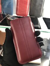 Original New Case Brand Vertu Aster, Stylish, Red, Handmade, Natural Leather