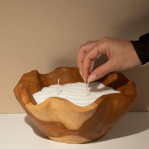 Unfragranced candle sand - candle,